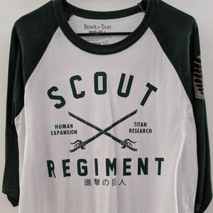 NWOT Attack on Titan Scout Long Sleeve Tshirt